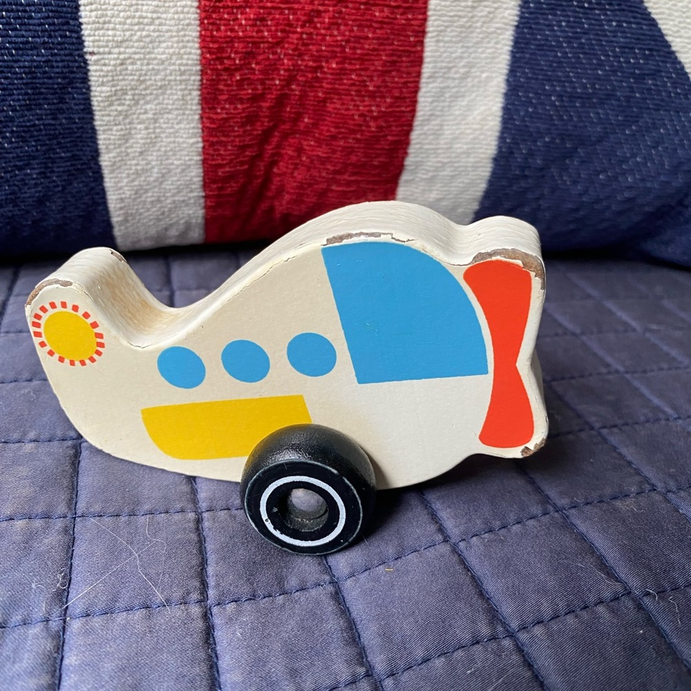 Carter's Multicolor Wooden Toy Car for baby